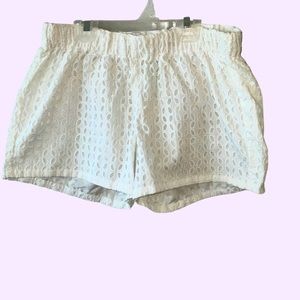Crew cuts Size 14 girls lace cut lined shorts